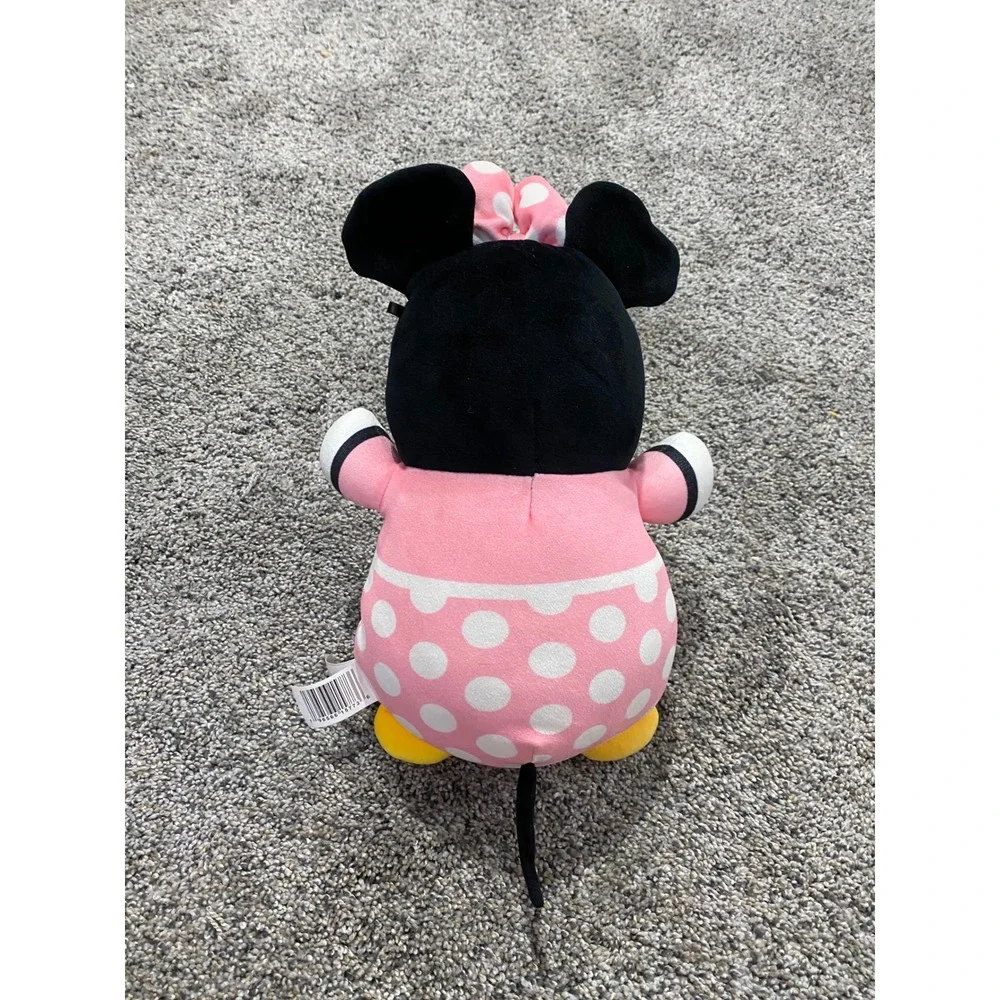 Disney Minnie Mouse HugMees Squishmallows Pink Polka Dot Plush Toy 10 Inch